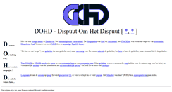 Desktop Screenshot of dohd.org