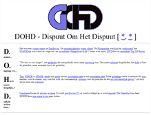 Tablet Screenshot of dohd.org